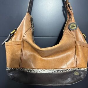 The Sak Kendra Leather Hobo Shoulder Bag